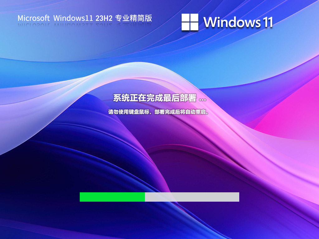 【轻便,简洁】Windows11 23H2专业精简版64位系统(低占用)