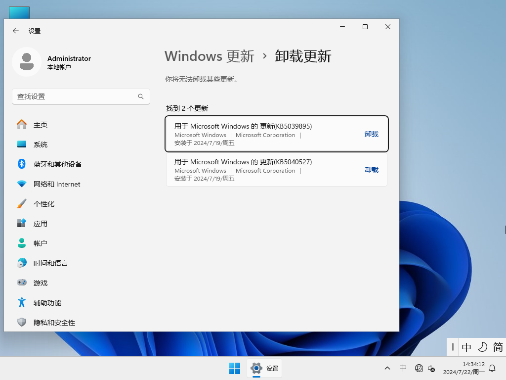 Windows11 22H2 64位 专业精简版